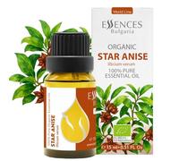 Essences Bulgaria Huile Essentielle D'anis Étoilé Bio 15 ml | Illicium Verum | 100% Pure | Naturelle | Non Diluée | Qualité Thérapeutique | Aromathérapie | Cosmétiques Sans Cruauté | Sans OGM | Végan
