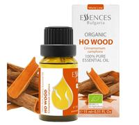 Essences Bulgaria Huile Essentielle De Bois De Hô Bio 15 ml | Cinnamomum Camphora | 100% Pure | Naturelle | Non Diluée | Qualité Thérapeutique | Aromathérapie | Cosmétiques | Sans OGM | Végan