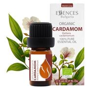 Essences Bulgaria Huile Essentielle De Cardamome Bio 5 ml | Elettaria Cardamomum | 100% Pure | Naturelle | Non Diluée | Qualité Thérapeutique Aromathérapie | Cosmétiques | Non Testé Sur Les Animaux