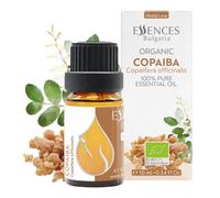 Essences Bulgaria Huile Essentielle de Copaïba Bio 10 ml | Copaifera officinalis | 100% Pur et Naturel | Non Dilué | Qualité Thérapeutique | Aromathérapie | Cosmétiques | Sans cruauté | Non-OGM