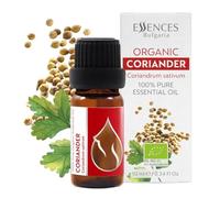 Essences Bulgaria Huile Essentielle de Coriandre Bio 10ml | Coriandre sativum | 100% Pur et Naturel | Non Dilué | Qualité Thérapeutique | Ferme Familiale | Distillé à la Vapeur | Non-OGM | Végétalien