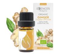 Essences Bulgaria Huile Essentielle de Gingembre Bio 5ml | Zingiber officinale | 100% Pur et Naturel | Non Dilué | Qualité Thérapeutique | Aromathérapie | Cosmétiques | Sans cruauté | Non-OGM