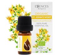 Essences Bulgaria Huile Essentielle de Millepertuis Bio 5ml | Hypericum perforatum | 100% Pur et Naturel | Non Dilué | Grade Thérapeutique | Ferme Familiale | Distillé à la Vapeur | Végétalien