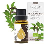 Essences Bulgaria Huile Essentielle de Poivre Noir Bio 15 ml | Piper nigrum | 100% Pur et Naturel | Non Dilué | Qualité Thérapeutique (15 ml, Poivre Noir)