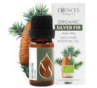 Essences Bulgaria Huile Essentielle de Sapin Argenté Bio 10 ml | Abies alba | 100% Pur et Naturel | Non Dilué | Qualité Thérapeutique | Ferme Familiale | Distillé à la Vapeur | Non-OGM | Végétalien