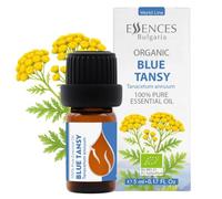 Essences Bulgaria Huile Essentielle De Tanaisie Bleue Bio 5 ml | Tanacetum Annuum | 100% Pure | Naturelle | Non Diluée | Qualité Thérapeutique | Aromathérapie | Cosmétiques | Sans OGM | Végan