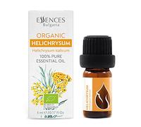 Essences Bulgaria Huile Essentielle d'Hélichryse Bio 5ml | Helichrysum italicum | 100% Pur et Naturel | Non Dilué | Qualité Thérapeutique | Ferme Familiale | Distillé à la Vapeur | Végétalien