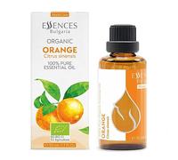 Essences Bulgaria Huile Essentielle d'Orange Douce Bio 50 ml | Citrus sinensis | 100% Pur et Naturel | Non Dilué | Qualité Thérapeutique | Aromathérapie | Cosmétiques | Sans cruauté | Non-OGM