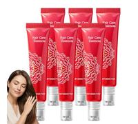 Essences capillaires au romarin, Essences capillaires à bille, Sérum nourrissant pour le cuir chevelu, Après-shampoing léger non gras, Liquide hydratant pour le cuir chevelu. (6PCS)