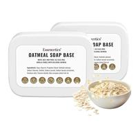 Essencetics Melt and Pour Soap Base de savon à base d'avoine bio pour la fabrication de savon, sans SLS & SLES - Savon brut à la glycérine pour moulage de savon - 1 kg