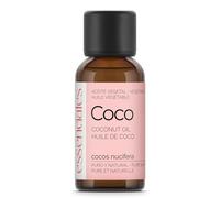 Essenciales - Huile végétale de Noix de coco (Cocos nucifera), 30 ml | 100% Pure et Naturel - 1ère Pression à froid