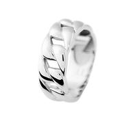 Essens - Bague GOURMETTE Iconique - SO TENDANCE - Argent Massif 925 Millièmes - Disponible de la taille 50 à 60 (FR) - Bijou Femme