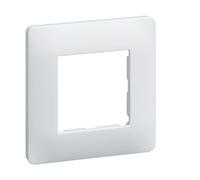 Essensya Plaque 1 poste Blanc HAGER WE401