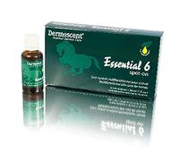 Essential 6 Spot-on pour Chevaux | Soin Cutané Multifonctionnel Naturel | Hydrate & Renforce la Barrière Cutanée | Améliore la Brillance du Pelage | 4 x 30 ML | Dermoscent