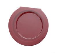 Essential Cache-trou en silicone pour guitares acoustiques, minimise le bruit et la poussière pour un meilleur son de guitare (rouge, 98 mm)