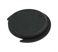 Essential Cache-trou en silicone pour guitares acoustiques, minimise le bruit et la poussière pour un meilleur son de guitare (noir, style B, 60 mm)
