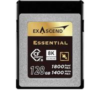 Essential CFexpress Type B 128 Go Vitesse d'écriture 1400 Mo/s Vitesse de lecture 1800 Mo/s Vidéo RAW 8K pour appareils photo reflex numériques et caméras vidéo de qualité professionnelle Vitesse