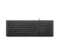 Essential - Clavier - USB - QWERTY - Nordique - noir - boîtier marron