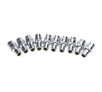 Essential Clé à douille courte 6 pans 6 pans 4 mm-14 mm Sélection pour professionnel Outil de réparation mécanique Jeu de douilles métriques