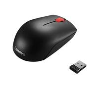 Essential Compact - Souris - droitiers et gauchers - 3 boutons - sans fil - 2.4 GHz - récepteur sans fil USB - noir - OEM
