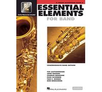 Essential Elements for Band - Bb Saxophone Ténor Livre 2 Recueil de Chansons avec Ressources EEi | Méthode Saxophone Ténor et Partition Musicale pour Élèves et Professeurs | Formation Orchestrale