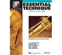 Essential Elements For Band - Trombone Livre 3 avec Ressources EEi Ligne | Méthode Recueil de Chansons et Partitions Musique pour Étudiants Professeurs Orchestre | Études Intermédiaires Avancées