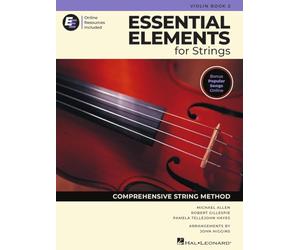 Essential Elements for String - Violin Livre 2 Méthode complète avec accès EEi en ligne | Recueil de chansons et partitions pour violoncelle | Études intermédiaires pour élèves et enseignants