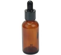 Essential Essential Flacon compte-gouttes rechargeable en verre ambré avec pipette en verre 30 ml