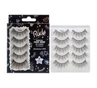 Essential Faux Mink 3D Lashes - Adventurous by Rude Cosmetics for Women - 5 Pair Eyelashes