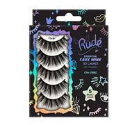Essential Faux Mink 3D Lashes - Chic by Rude Cosmetics for Women - 5 Pair Eyelashes