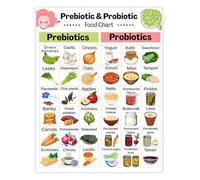 Essential Fermented Foods and Prebiotics Guide Canvas Wall Art for Functional Kitchen Decor(Unframed,16x24inch(40x60cm))