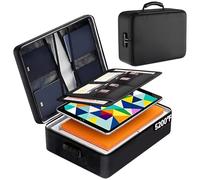 Essential Fireproof Document Safe Portable Car Home Protections Contre les Inondations Sécurise Fichiers Certificats Objets de Valeur Coffre-fort Portable