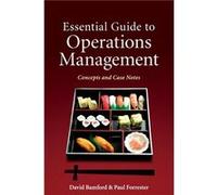 Essential Guide to Operations Management by Paul Birmingham University Forrester Paperback Book Bamford, David (Auteur)