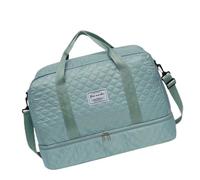 Essential Journey Sac de sport avec compartiments spacieux et compartiment humide et sec Grand sac à bandoulière pour voyageur, Bleu, Bohème