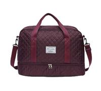 Essential Journey Sac de sport avec compartiments spacieux et compartiment humide et sec Grand sac à bandoulière pour voyageurs Sac de sport élégant, violet raisin