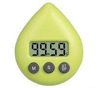 Essential Kitchen Companion Minuteur numérique programmable pour douche et cuisine Jaune-vert