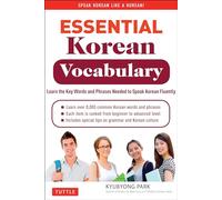 Essential Korean Vocabulary /anglais