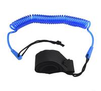 Essential Laisse de surf flexible et légère avec fonctions de sécurité Bleu 3 m