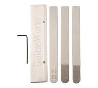 Essential Lot de 4 limes à sillet de guitare parfaites pour les luthiers et les musiciens