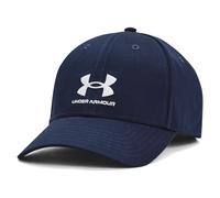 Under Armour – Casquette Lockup Adj – Confortable, fermeture réglable – Homme – Bleu marine/blanc
