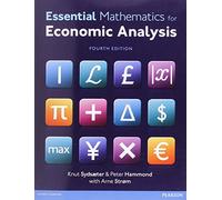 Essential Mathematics for Economic Analysis