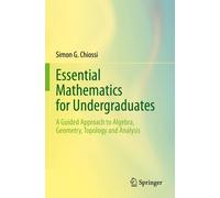 Essential Mathematics For Undergraduates