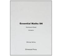 Essential Maths: Homework Book Answers Bk. 9H - [Version Originale] Inconnu (Auteur)