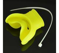 Essential Plongée Plongée Embouchure Couvercle avec support de maintien de pieuvre (Jaune)