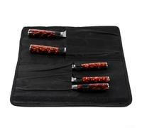 Essential Sac de rangement noir pour couteaux de chef pour garder vos lames en sécurité et organisées