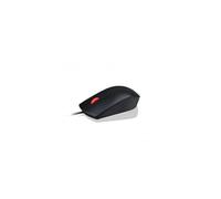 Essential - Souris - droitiers et gauchers - optique - 3 boutons - filaire - USB - noir