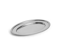 Essential Steel Ovale Plat Grand Stainless Steel