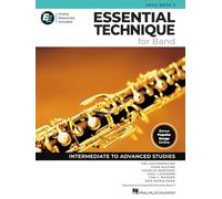 Essential Technique for Band - hautbois livre 3 avec ressources EEi en ligne | Méthode hautbois recueil de chansons et partitions musicales 250 vidéos | Études intermédiaires à avancées pour orchestre