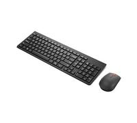 Essential Wireless Combo Gen 2 - Ensemble clavier et souris - sans fil - 2.4 GHz - QWERTY - Nordique - noir - boîtier marron