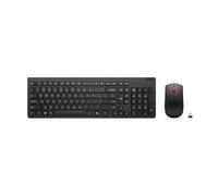 Lenovo 4X31R64485 Pack clavier souris Bureau RF sans fil Finlandais, Suédois Noir